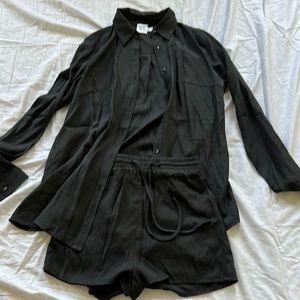 PRINCESS POLLY THE CHLOE SET BLACK